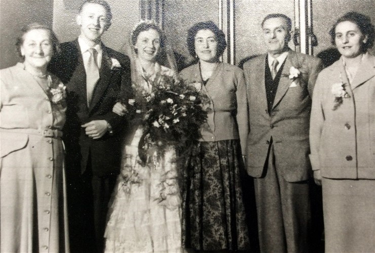 Wedding of Edgar Heard to Joan Swift