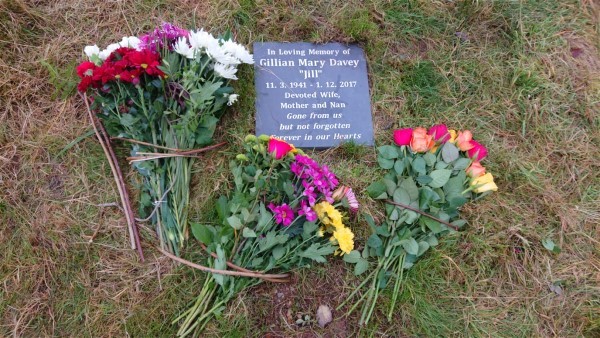 Jills burial marker
