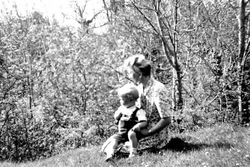 Barbara Benson with son chris