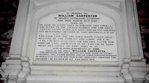 William carpenter memorial