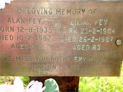 alan and lilian fey grave