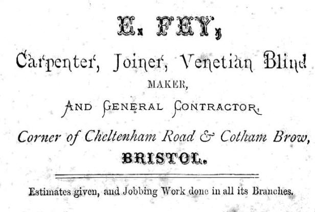 Edwin fey business card